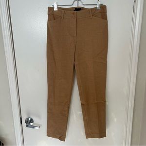 Talbots Tan Slim Trouser